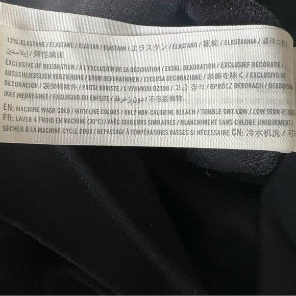 Abercrombie & Fitch Black Spaghetti Strap Bodysuit with Silver Ring Detail - Picture 7 of 9